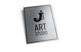 металлическая табличка из алюминия